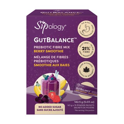 Sipology Gut Balance Berry Smoothie 15Pk