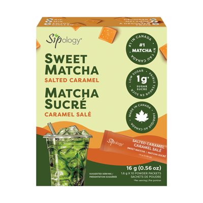 Sipology Sweet Matcha Salted Caramel 10Pk