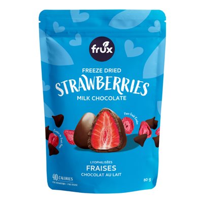 Frux Milk Chocolate Freeze Dried Strawberries 80G