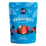 Frux Chocolat Au Lait Fraises Lyophilisées 80G