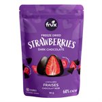Frux Chocolat Noir Fraises Lyophilisées 80G