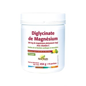 New Roots Magnesium Bisglycinate 454 g = 90 portions