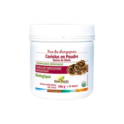 New Roots Coriolus Powder 100 g = 32 doses