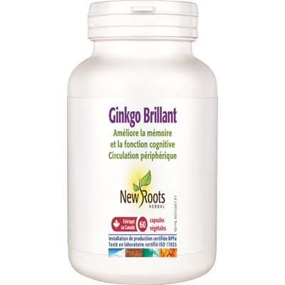 New Roots Herbal Ginkgo Brillant 60Caps