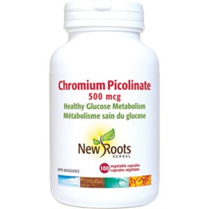 New Roots Chromium Picolinate 500 mcg 100 capsules