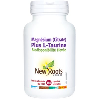 New Roots Magnésium (Citrate) Plus L-Taurine