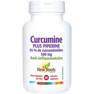 New Roots Curcumin Plus Piperine 90 capsules