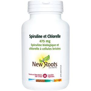 New Roots Spirulina & Chlorella 60 capsules