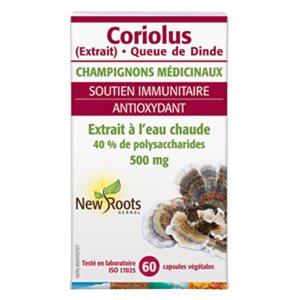New Roots Coriolus Extract (Turkey Tail) 60 capsules