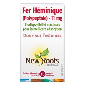 New Roots Heme Iron Polypeptide 30 capsules