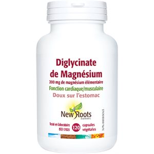 New Roots Magnesium Bisglycinate 200 mg 120 capsules