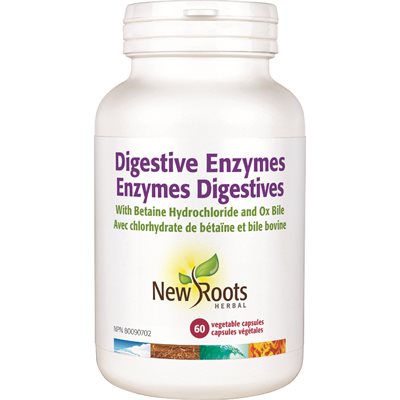 New Roots Herbal Enzymes Digestives 60caps