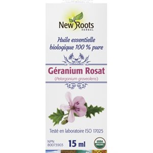 New Roots Rose Geranium Essential Oil 15 ml