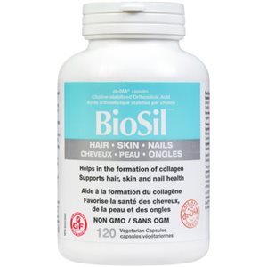 BioSil™ BioSil Acide orthosilicique stabilisé par choline(MD) 120 capsules végétariennes