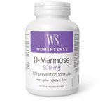 WomenSense D-mannose  500 mg  120 capsules végétariennes