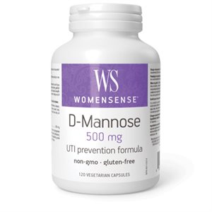 WomenSense D-mannose 500 mg 120 capsules végétariennes