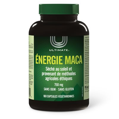 Ultimate® Maca Energy 750 Mg 180 Vegetarian Capsules