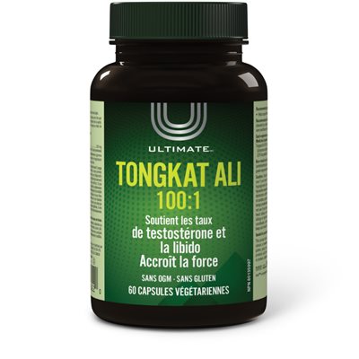 Ultimate® Tongkat Ali 100:1 200 Mg 60 Capsules Végétariennes