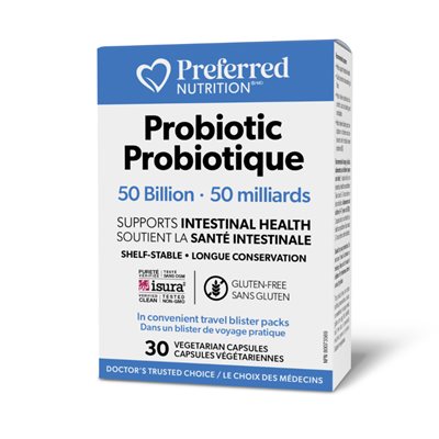 Preferred Nutrition Probiotic 50 billion 30vcaps