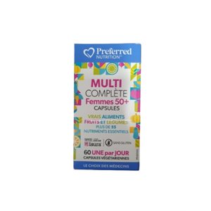 Preferred Nutrition Complete Multivitamin For Women 50+ 60Capsules