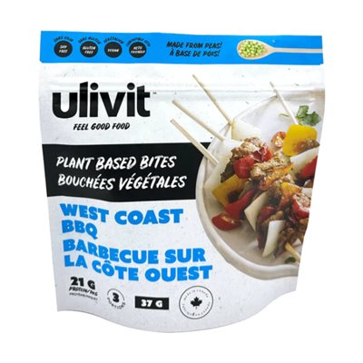 Ulivit Bouchées à base de plantes West Coast BBQ 37 g