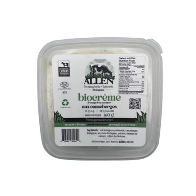 Fromagerie Allen Biocreme Canneberge 160g