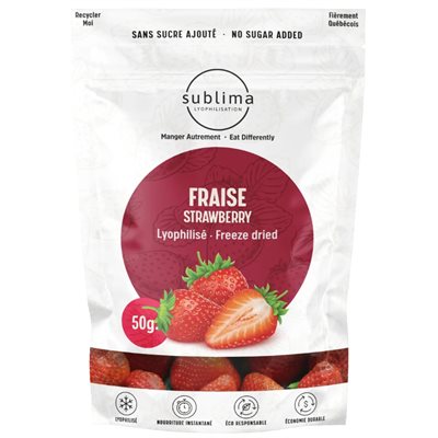 SUBLIMA Freeze Dried Strawberries 50g