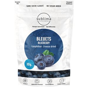Sublima Freeze-Dried Blueberries 30G