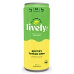 Lively  Rockin' root beer Prebiotic pop 355ml