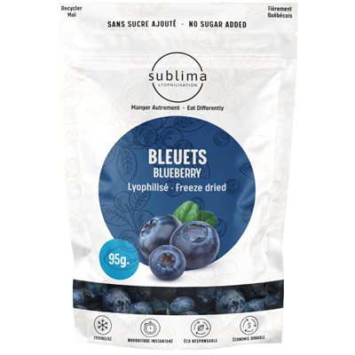 SUBLIMA Freeze Dried Blueberries 95g