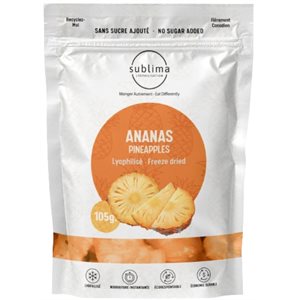 SUBLIMA Freeze Dried Pineapples 105g