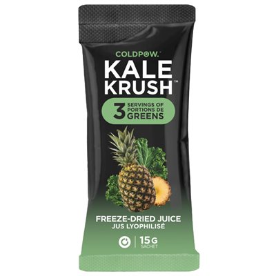 Coldpow Kale Crush Freeze-Dried Juice 15g sachet