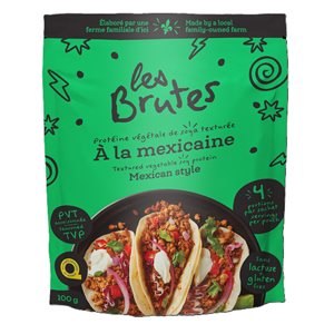 Les Brutes Textured Soy Protein – Mexican Style (100 g)
