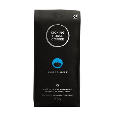 Kicking Horse Coffee Three Sisters Medium Whole Bean Coffee 454 g