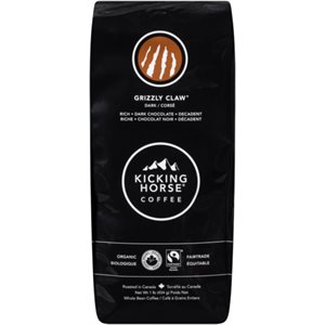 Kicking Horse Coffee Grizzly Claw Café à Grains Entiers Corsé 454 g