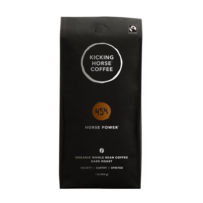 Kicking Horse Coffee 454 Horse Power Café à Grains Entiers Corsé 454 g