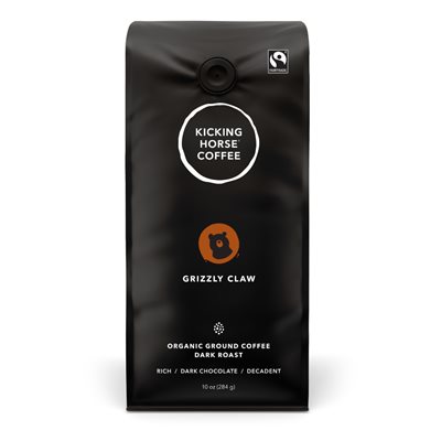 Kicking Horse Coffee Grizzly Claw Ground Coffee Dark 284 