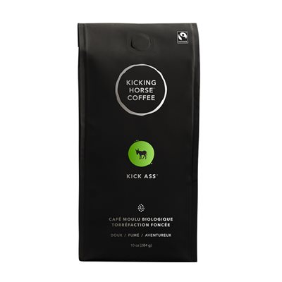 Kicking Horse Coffee Kick Ass Ground Coffee Dark 284 g
