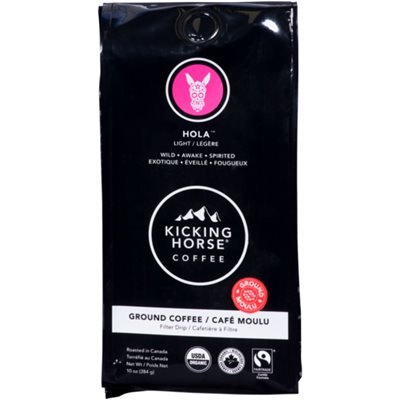 Kicking Horse Coffee Hola Light Filter Drip Ground Coffee 284 g