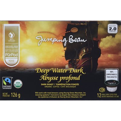 Jumping Bean café bio Abysse profond 12 sachets