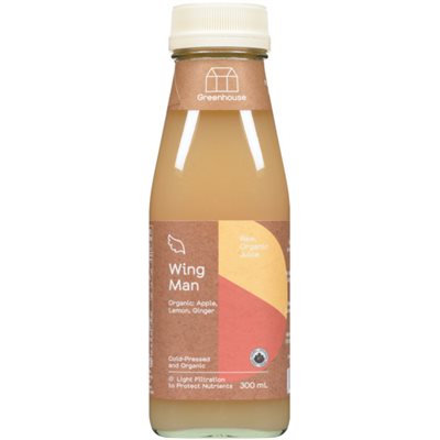 Greenhouse Raw, Organic Juice Wing Man 300 ml 300 ml