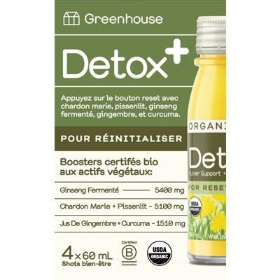 Greenhouse Detox 4 X 60 Ml Greenhouse Detox 4 X 60 Ml