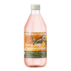 Greenhouse Kombucha Pamplemousse Biologique 340 ml