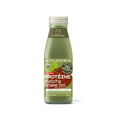 Greenhouse Organic Shake Matcha Brekky 300 ml 