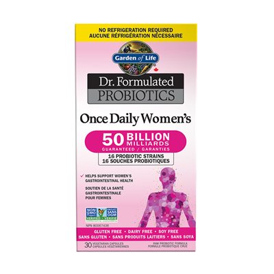 Garden Of Life Dr. Formulated Probiotics Once Daily Women's Vcaps - Shelf Stable 30un