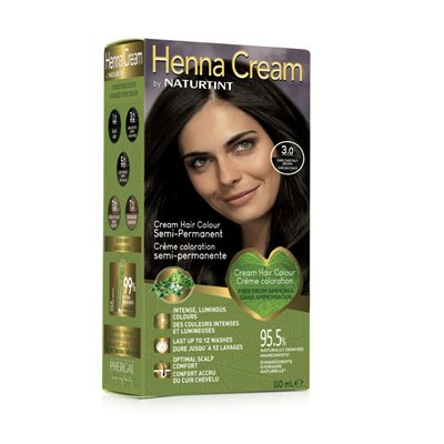 Naturtint Dark Chestnut Brown 3.0 Henna Cream Semi-Permanent 110ml