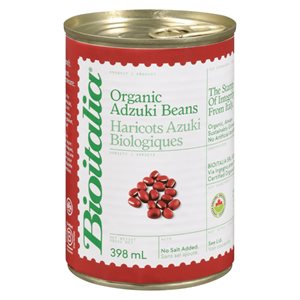 Bioitalia Adzuki Beans Organic 398 ml 