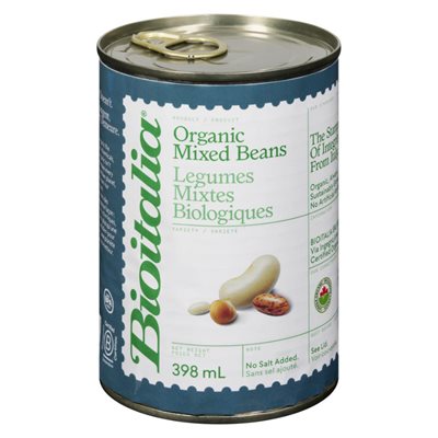 Bioitalia Mixed Beans Organic 398 ml 