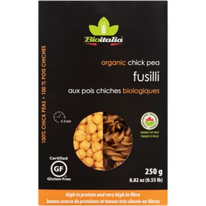 Bioitalia Fusilli Organic Chick Pea 250 g 250g