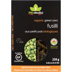 Bioitalia Fusilli Organic Green Pea 250 g 250g
